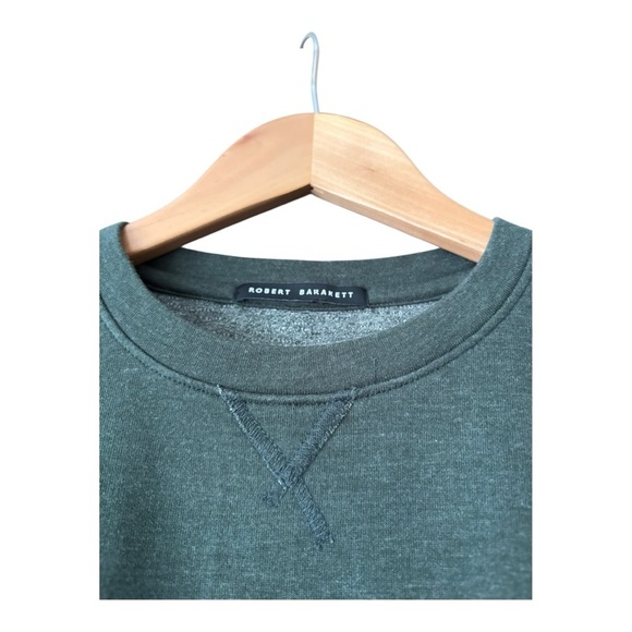 Robert Barakett Men's Nortonville Crewneck Sweater Green Size S Long Sleeve - Picture 2 of 8